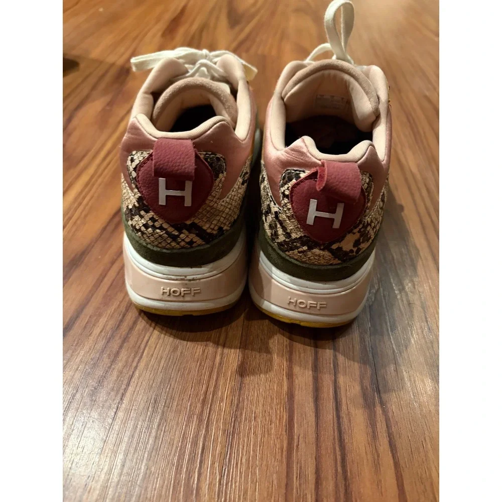 Anthropologie Hoff Oriental Pearl Skyline sneakers sz 10 - Picture 4 of 7